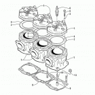 TRIPLE TOURING 600 Цилиндр и головка