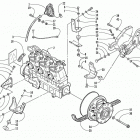 ZRT 600 (BLACK) Опора двигателя и вариатор
