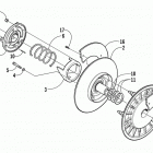 ZR 440 SNO PRO Привод сцепления