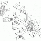 Z 440 SNO PRO Редуктор и цепь миханизма
