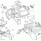 ZL 580 EFI ESR Обтекатель и передний бампер