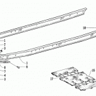 COUGAR 2-UP Рельс скольжения и гусеница
