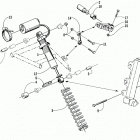 ZR 600 EFI - LE Shock absorber and sway bar assembly (le-c)