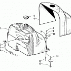 Z 440 SNO PRO Gas tank and cover