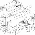 Z 440 Топливный бак ,сиденье и задний фонарь
