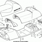 ZL 500 (BLACK) Топливный бак ,сиденье и задний фонарь