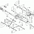 BEARCAT 440 II Задняя подвеска, рычаги
