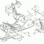 ZL 500 (BLACK) Передняя рама и подножки