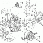 POWDER SPECIAL 700 Опора двигателя и вариатор