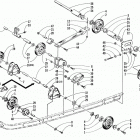 BEARCAT 440 I Задняя подвеска оси в сборе