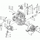 BEARCAT WT Опора двигателя и вариатор