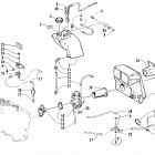BEARCAT 440 I Карбюратор, топливный насос, масляный бак, и глуши...