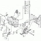 Z 440 SNO PRO Опора двигателя и вариатор