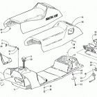 JAG 440 DLX Топливный бак ,сиденье и задний фонарь