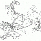 Z 370 Передняя рама и подножки