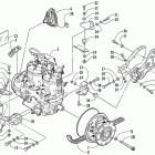 ZL 700 Опора двигателя и вариатор