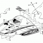 ZR 600 EFI - LE REVERSE Капот и ветровое стекло