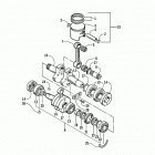 Z 440 Поршень и коленвал