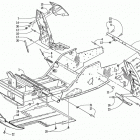 ZR 700 - LE Front frame and footrest assembly (le)