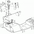 POWDER SPECIAL 600 EFI Gas tank and fuel pump assemblies