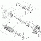 ZRT 600 Вал приводной трака и тормоза