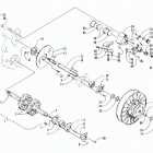 COUGAR Вал приводной трака и тормоза