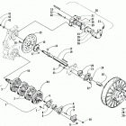 THUNDERCAT MC Вал приводной трака и тормоза