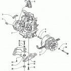 ZR 580 EFI Опора двигателя и вариатор