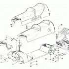 PUMA 2-UP Gas tank, seat and taillight assembly