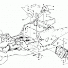 EXT 600 Передняя рама и подножки