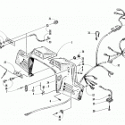 BEARCAT 340 Консоли, переключатели, электропроводка в сборе