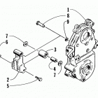 ZL 440 Dropcase chain tension assembly