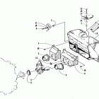 ZRT 600 Carburetor and air silencer assembly