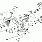 EXT 580 EFI DLX Консоли, переключатели, электропроводка в сборе