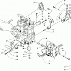 ZR 440 Опора двигателя и вариатор