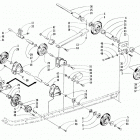 COUGAR 2-UP Задняя подвеска оси в сборе
