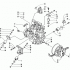 COUGAR 2-UP Опора двигателя и вариатор