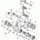 JAG Поршень и коленвал