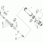 ZRT 600 Задняя  подвеска, передний амортизатор
