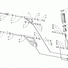 WILDCAT MOUNTAIN CAT Front arms and shock absorber assembly
