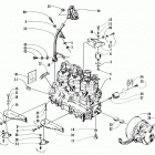 ZRT 800 Опора двигателя и вариатор