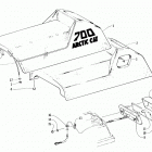 WILDCAT Seat and taillight assemblies