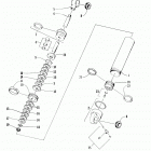 ZR 440 Rear suspension - rear arm shock absorber