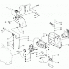 EXT 580 Карбюратор, топливный насос, масляный бак, и глуши...