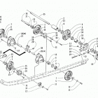 EXT EFI Задняя подвеска оси в сборе