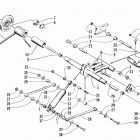 ZR 580 EFI Задняя подвеска, рычаги