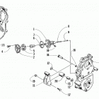 EXT EFI Dropcase chain tension assembly