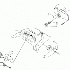 BEARCAT 340 Фара и приборная панель