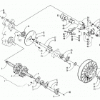 JAG Вал приводной трака и тормоза