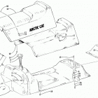 BEARCAT 550 Бензобак и сиденье в  сборе